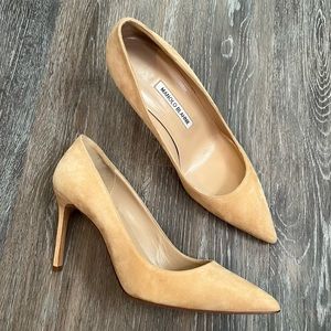 Manolo Blahnik Suede Camel Heels EU 40/US 9